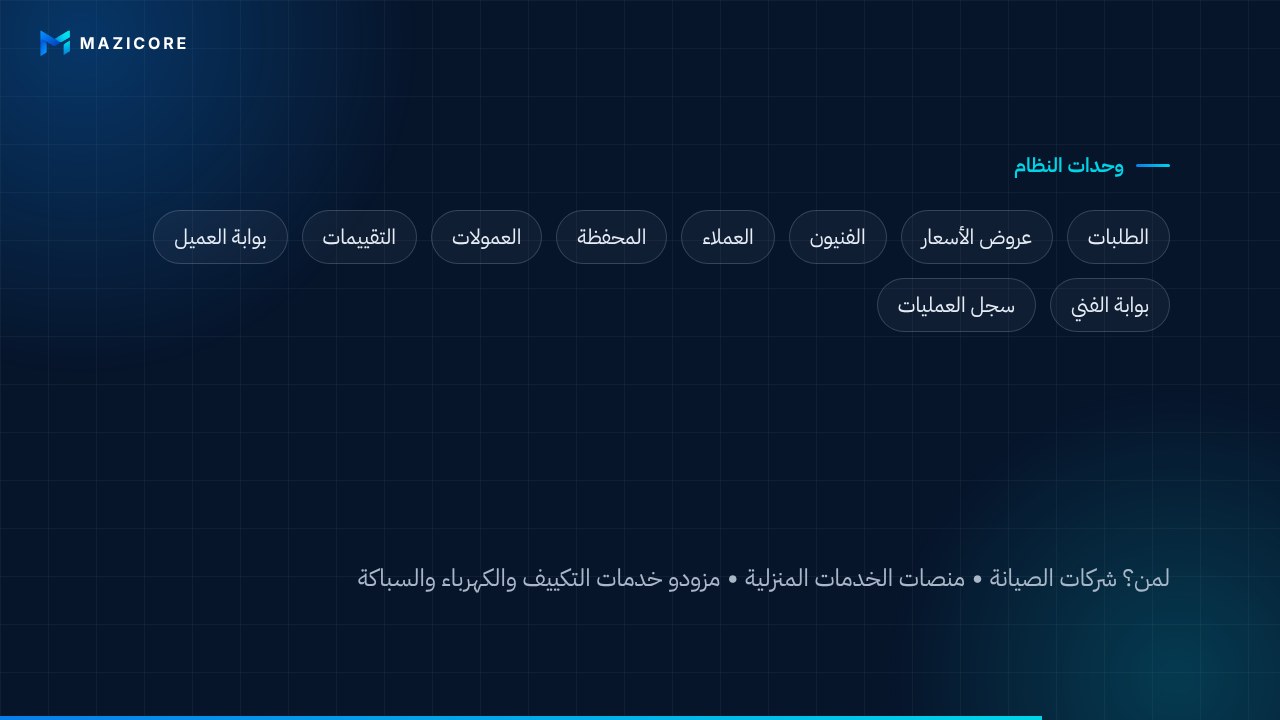 Maintenance Services Marketplace
